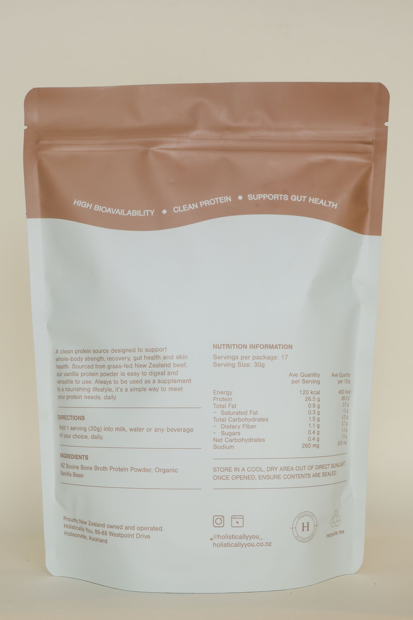 Bone Broth Protein Powder - Vanilla